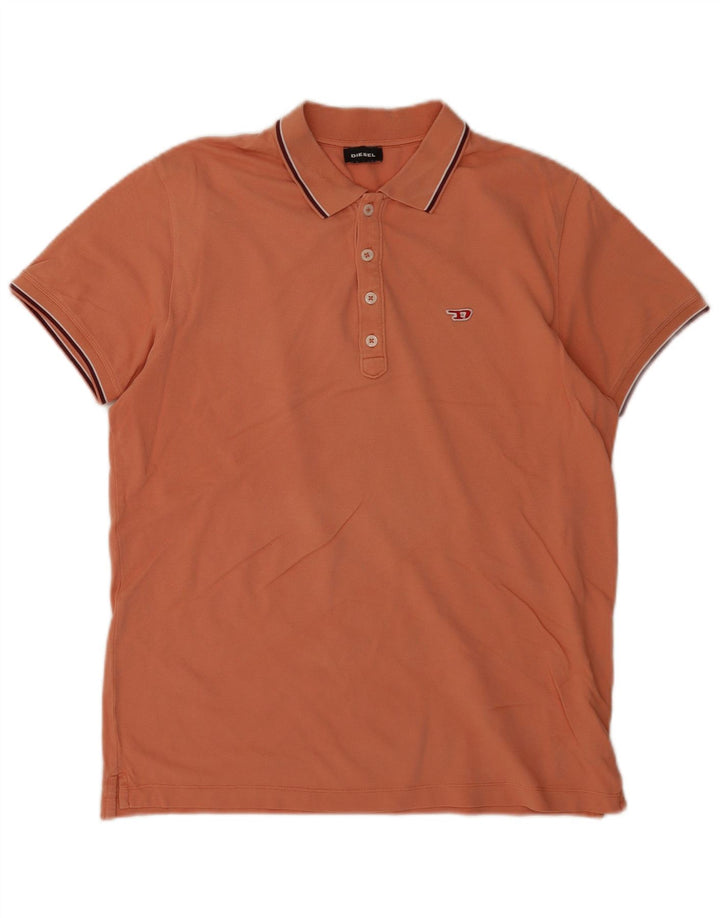 Polo da uomo Diesel grande arancione