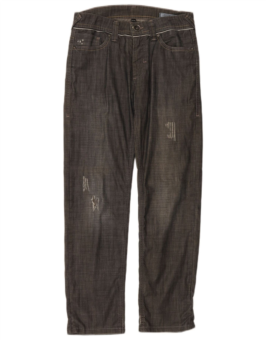 Jeans dritti invecchiati da uomo Jack & Jones W30 L29 Grigi
