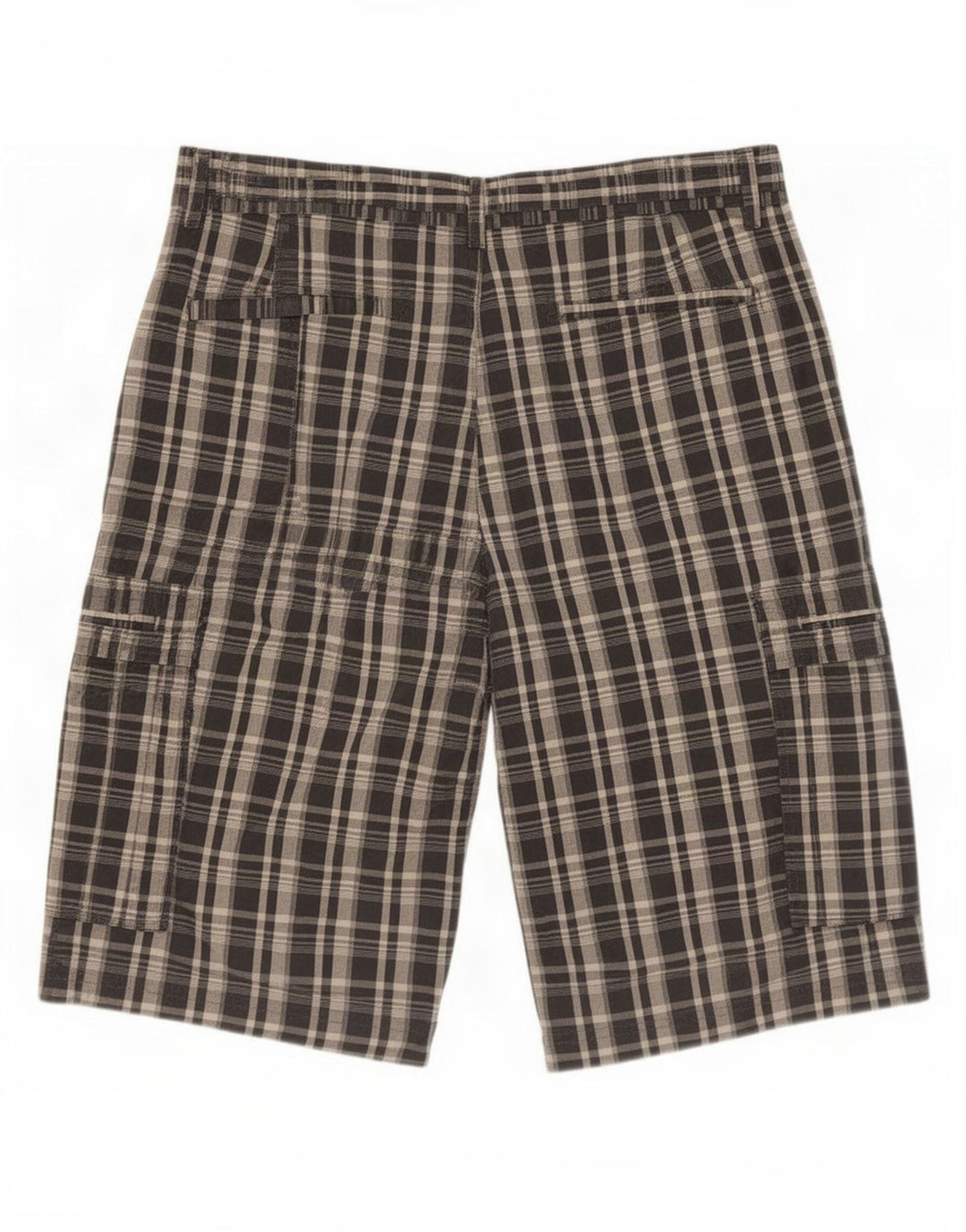 Pantaloncini cargo Marks & Spencer da uomo Autograph medi W32 in cotone scozzese grigio