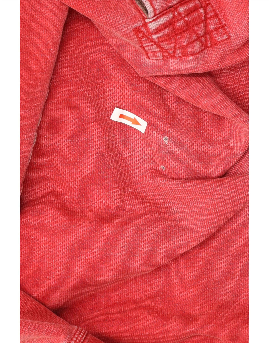 Felpa da uomo con collo alto Fat Face, maglione, cotone rosso medio