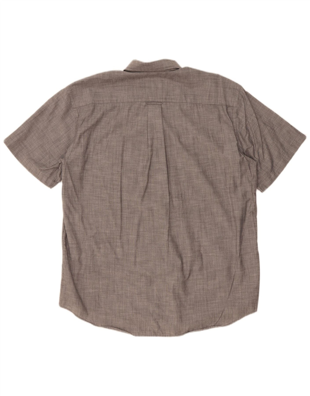 Camicia a maniche corte da uomo Lacoste taglia 42 grande cotone chiazzato grigio
