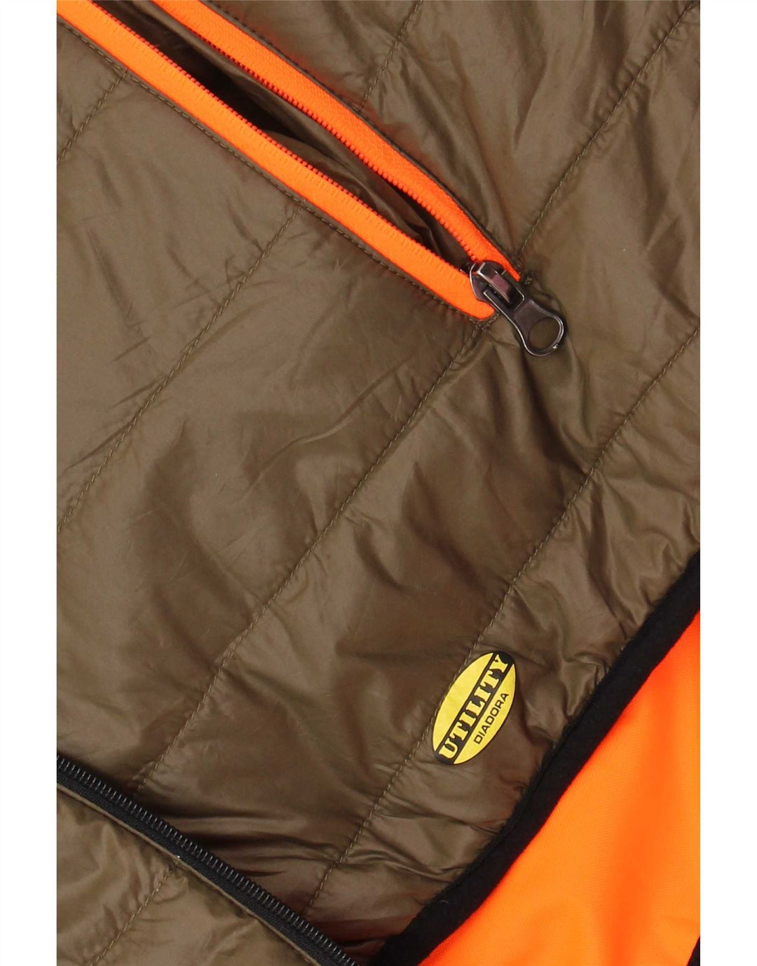 Giacca imbottita reversibile Diadora da uomo UK 42 XL Poliestere kaki