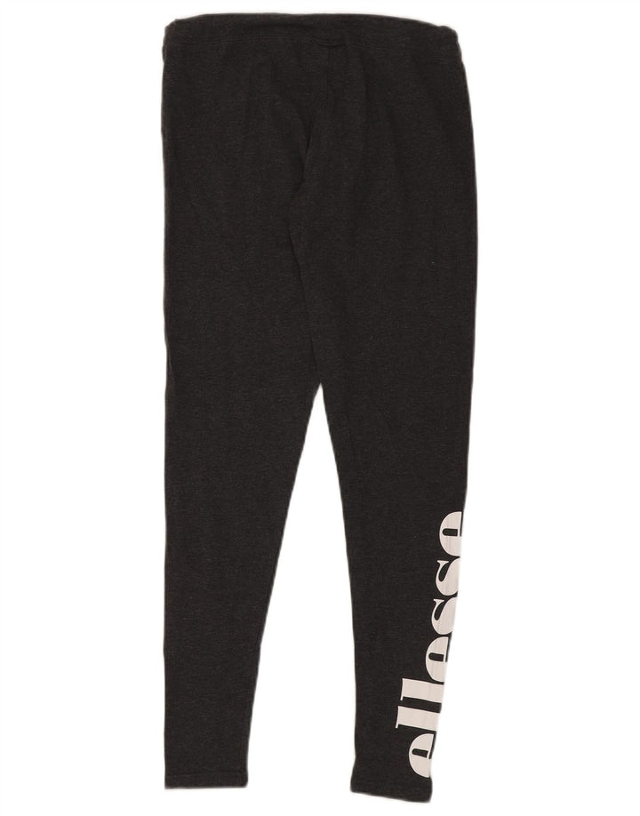 Leggings grafici da donna Ellesse UK 12 cotone nero medio