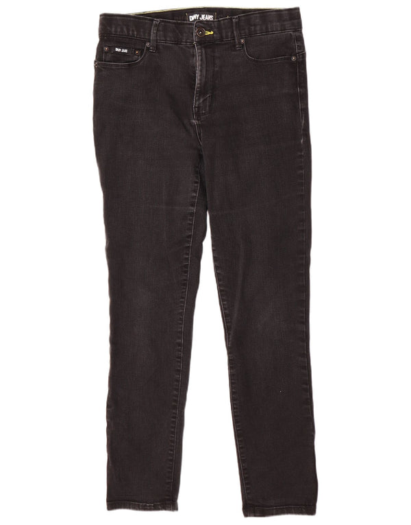 Jeans skinny modellanti Bleecker da donna Dkny W30 L29 cotone nero