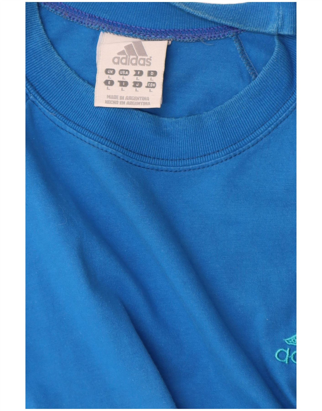 Maglietta Adidas da uomo grande blu