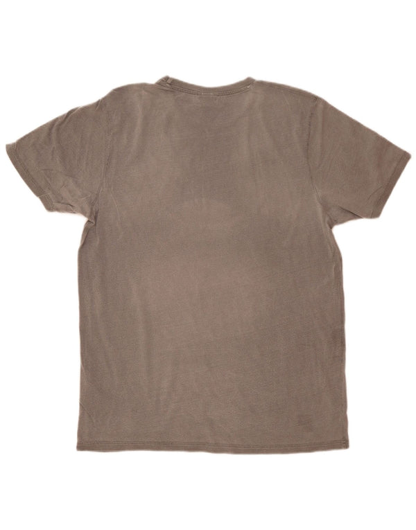 T-shirt da uomo Ellesse Top grande in cotone grigio