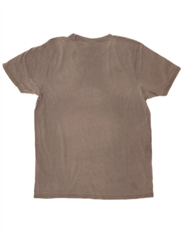 T-shirt da uomo Ellesse Top grande in cotone grigio