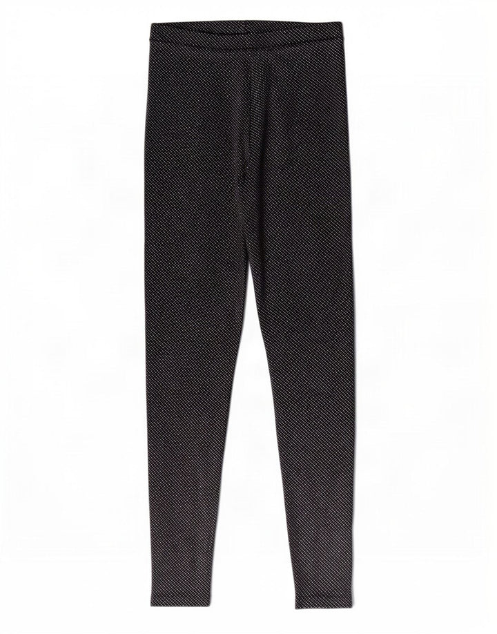 Leggings Zara da donna UK 8 Small poliestere maculato nero