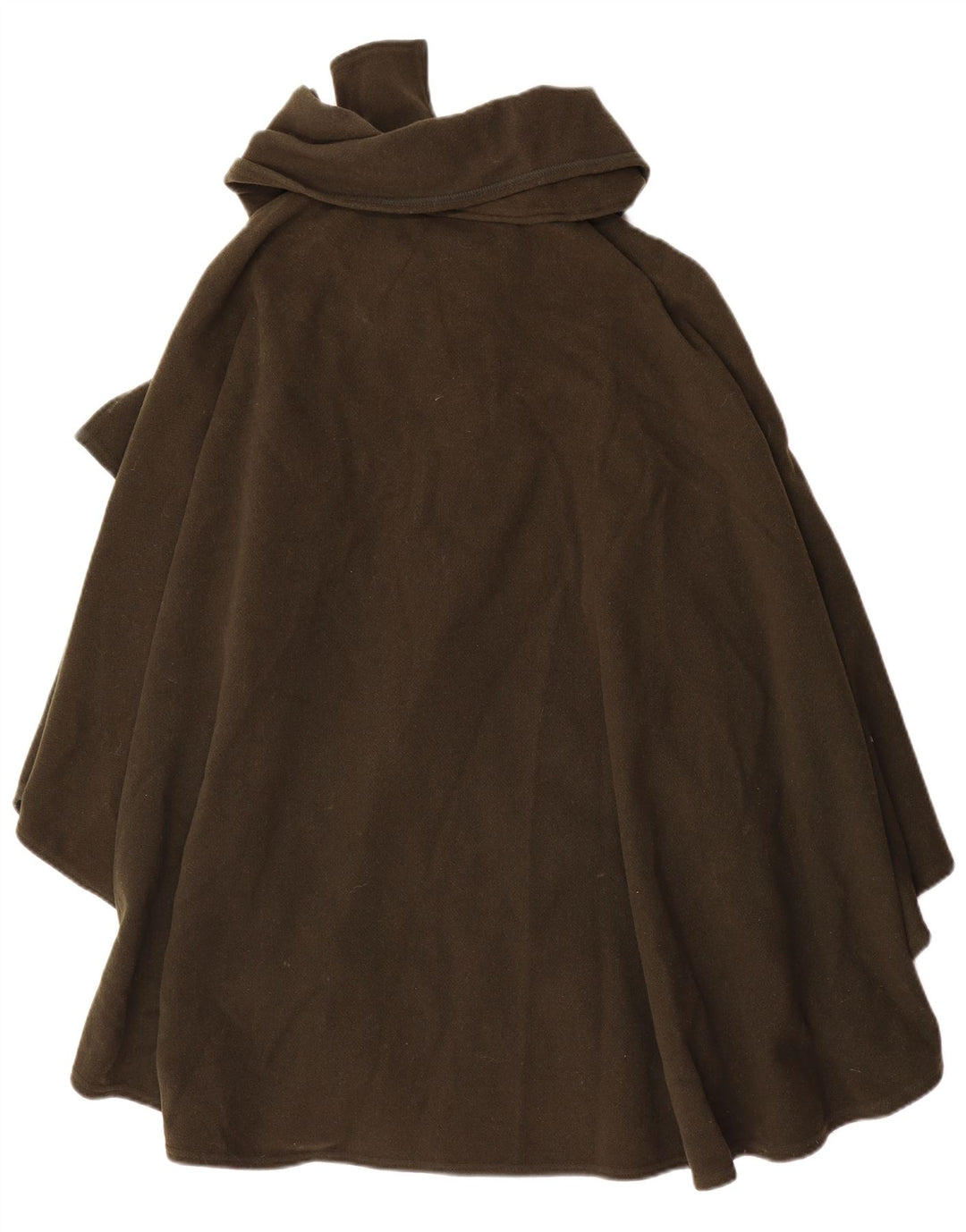 Cappotto Poncho Donna Alba Fornari Taglia Unica Lana Kaki