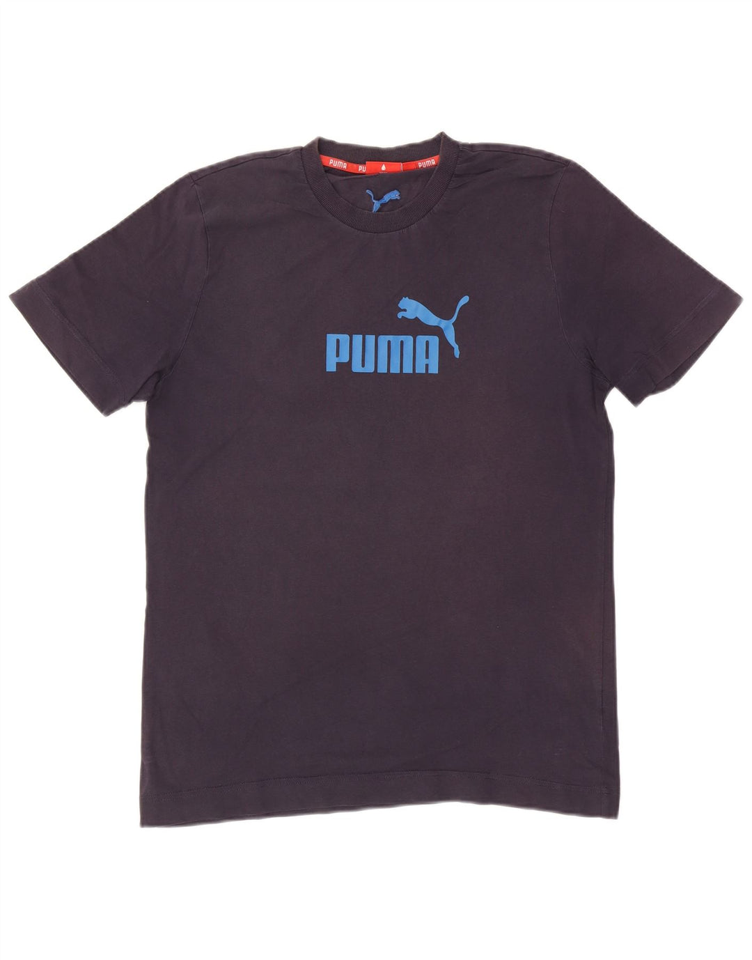 T-shirt grafica da uomo PUMA Top Large blu navy