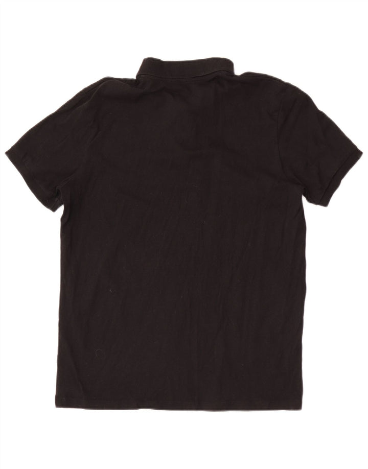 Polo da uomo Jack & Jones in cotone nero medio