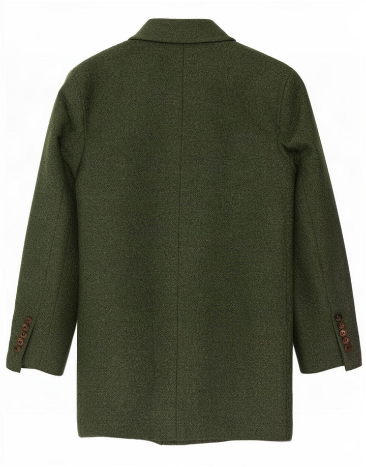 Soprabito vintage da uomo IT 44 XS in lana verde
