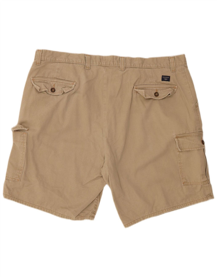 DOCKERS Pantaloncini cargo da uomo W42 2XL Cotone beige