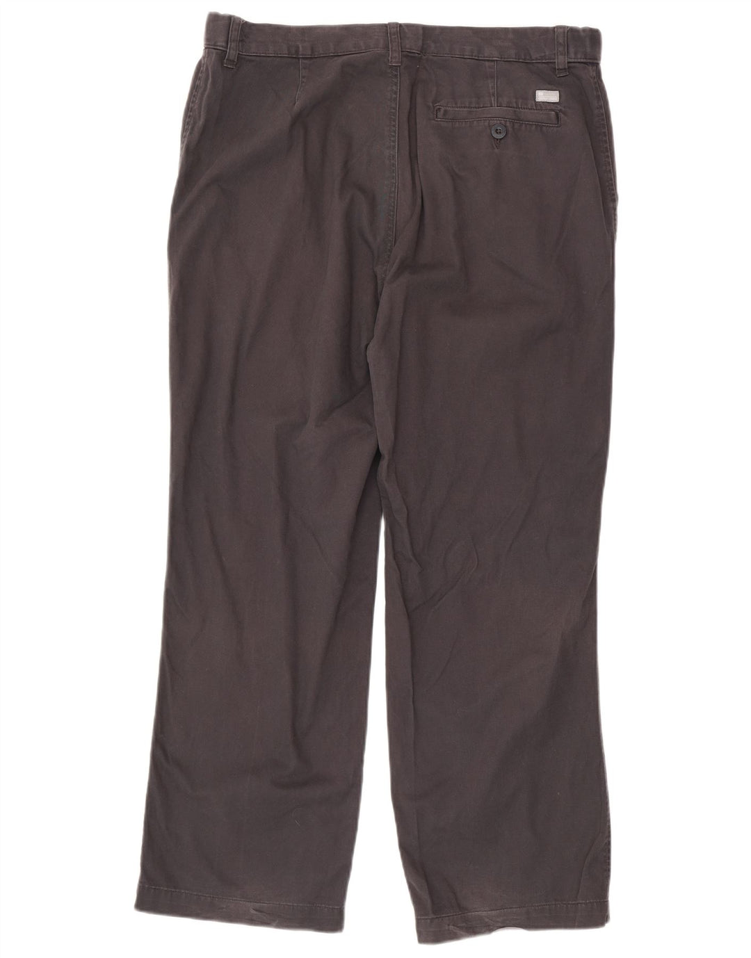MARKS & SPENCER Pantaloni chino dritti da uomo Blue Harbour W36 L29 Grigi