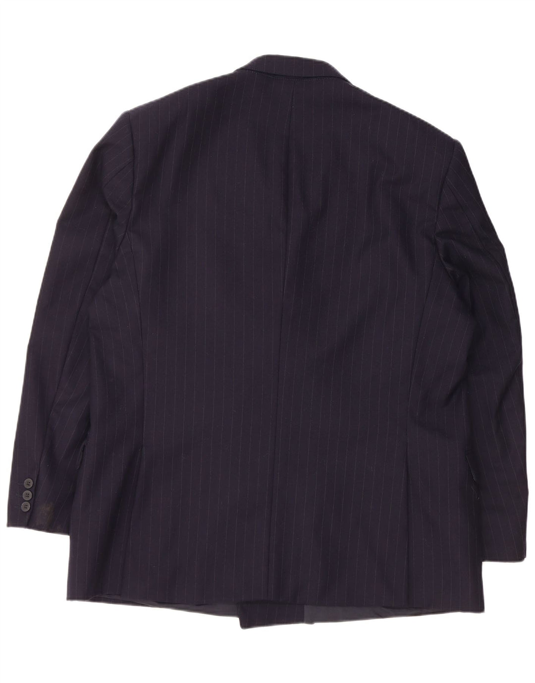 Giacca blazer doppiopetto da uomo JAEGER EU 58 4XL blu navy a righe