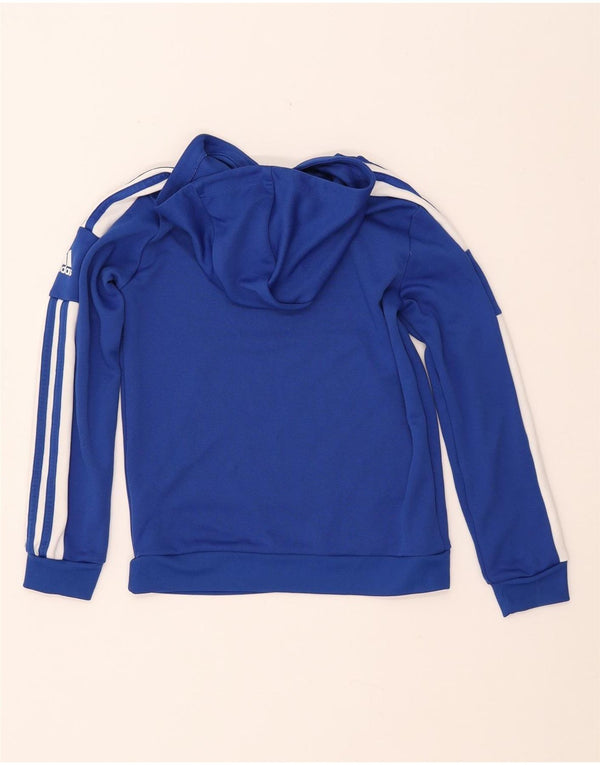 Felpa con cappuccio ADIDAS per ragazzi 11-12 anni in poliestere blu