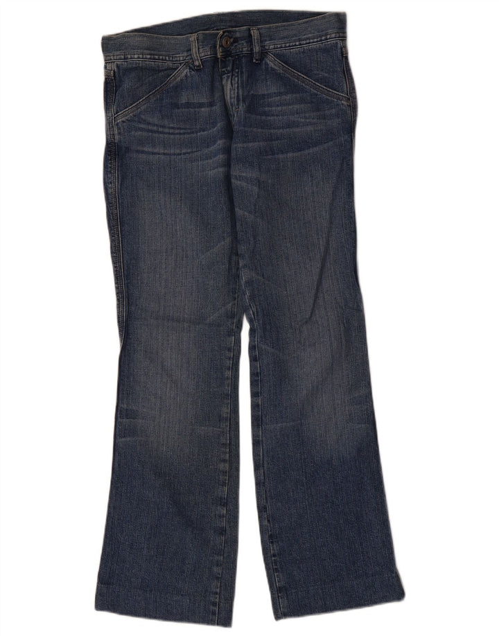 DIESEL Womens Bootcut Jeans W29 L29 Blue Cotton