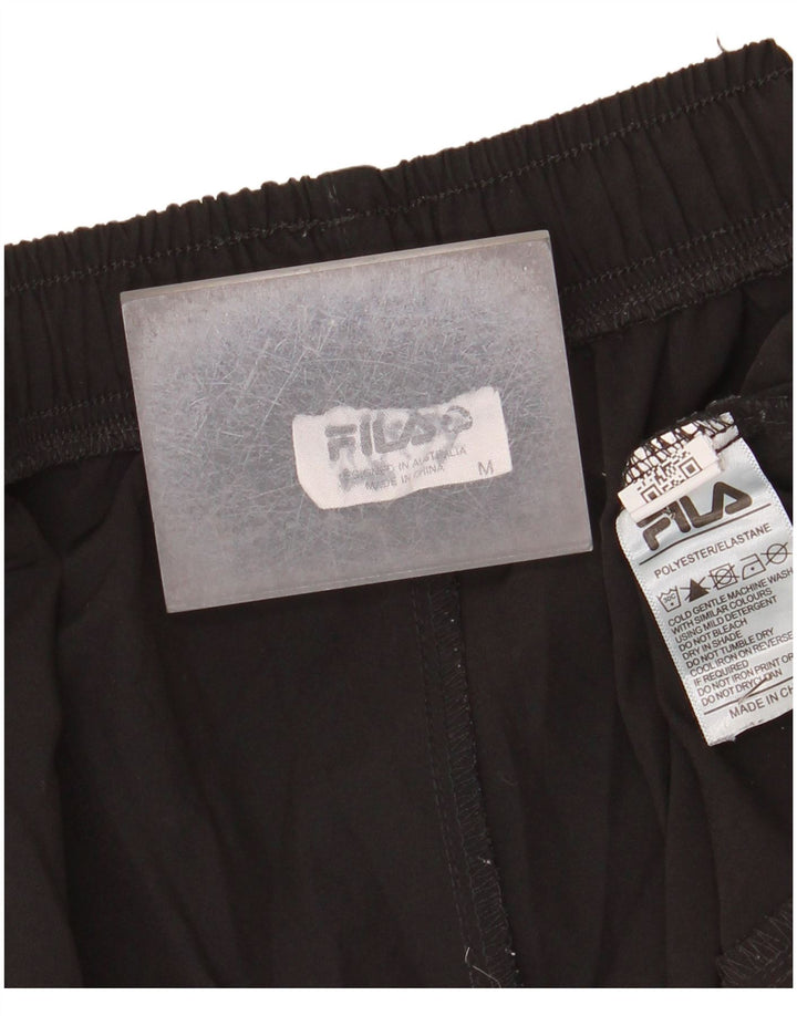 Pantaloncini sportivi da uomo Fila poliestere medio nero