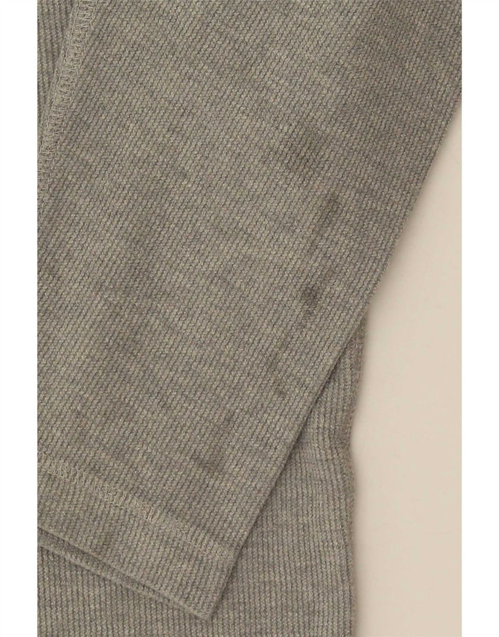 Top da uomo a maniche lunghe Superdry 2XL in cotone grigio