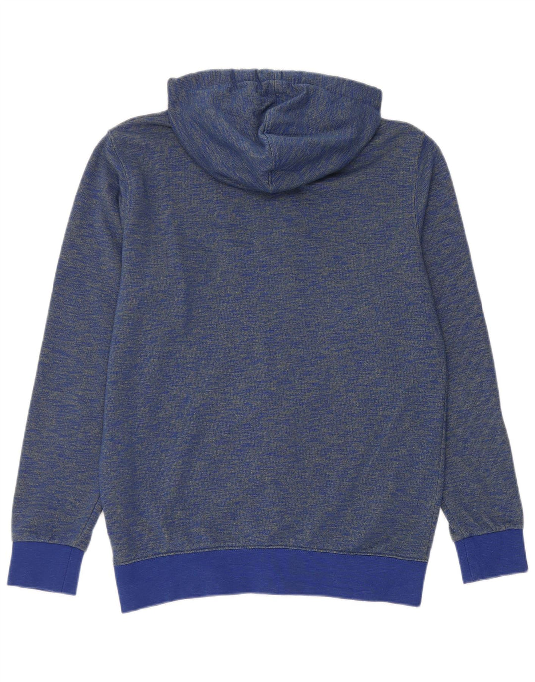 Maglione con cappuccio e zip da uomo Mistral piccolo in cotone screziato blu