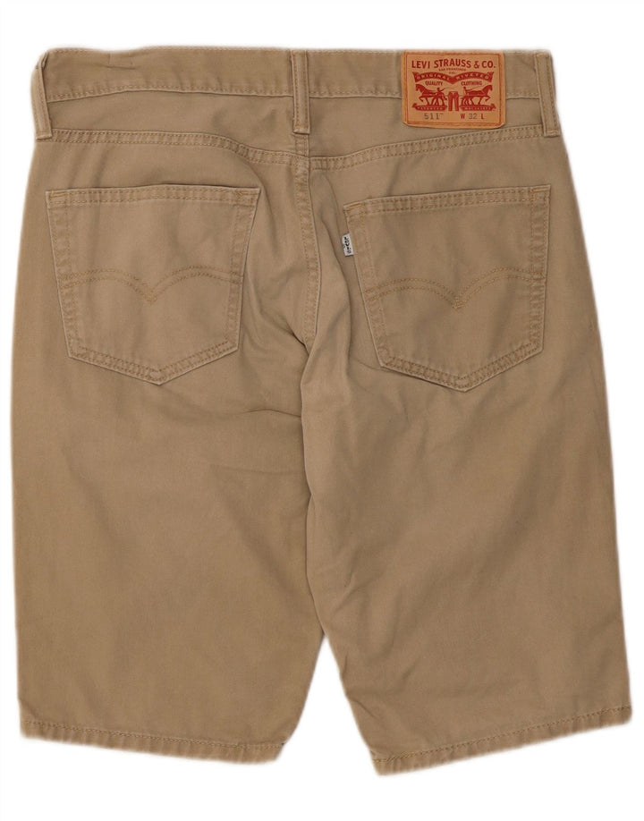 Pantaloncini casual Levi's da uomo 511 W32 cotone beige medio