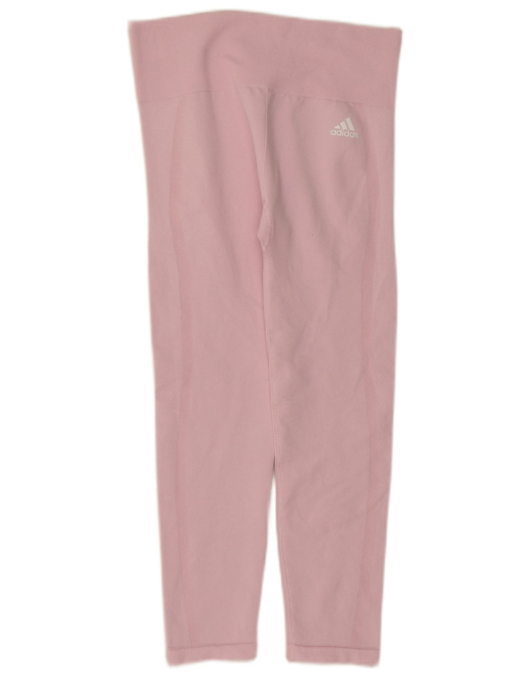 Leggings Capri da donna Adidas UK 12 poliestere rosa medio