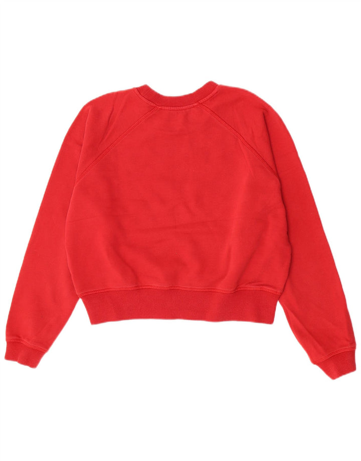 Felpa con grafica corta da donna Guess UK 16 grande rossa