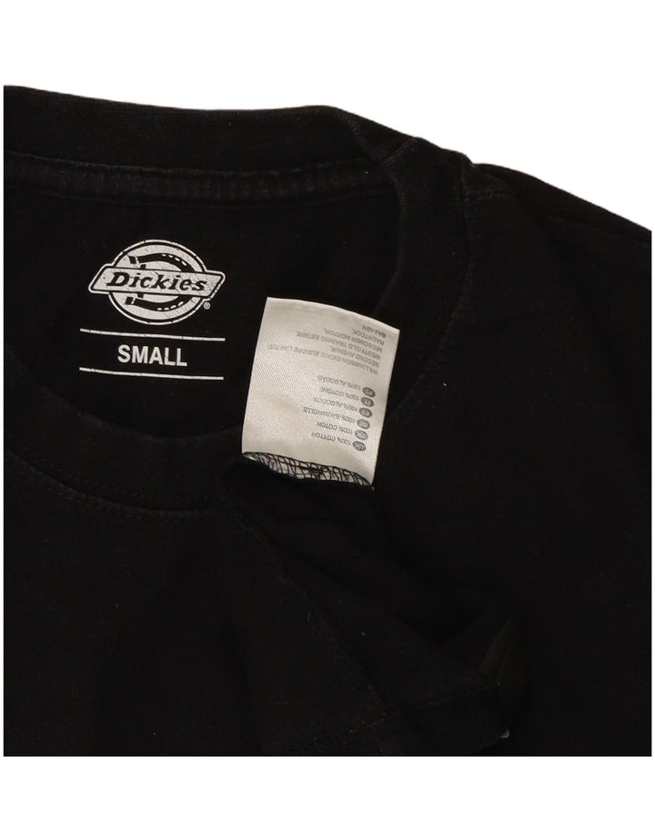 T-shirt grafica da uomo Dickies Top piccola in cotone nero