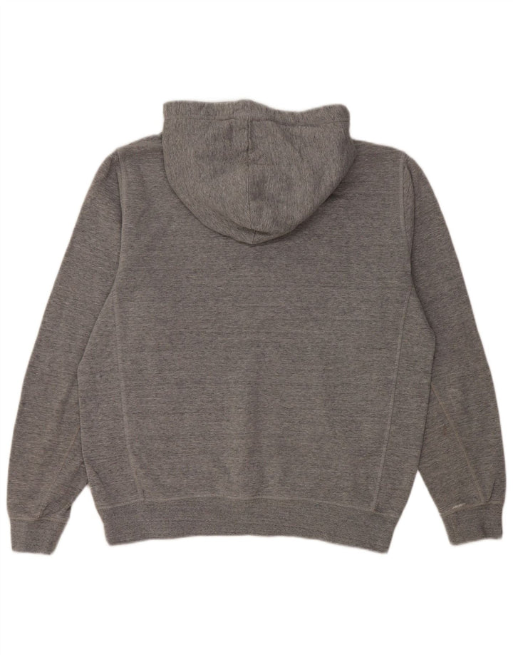 Maglione con cappuccio grafico da uomo Jack Wills in cotone screziato grigio medio