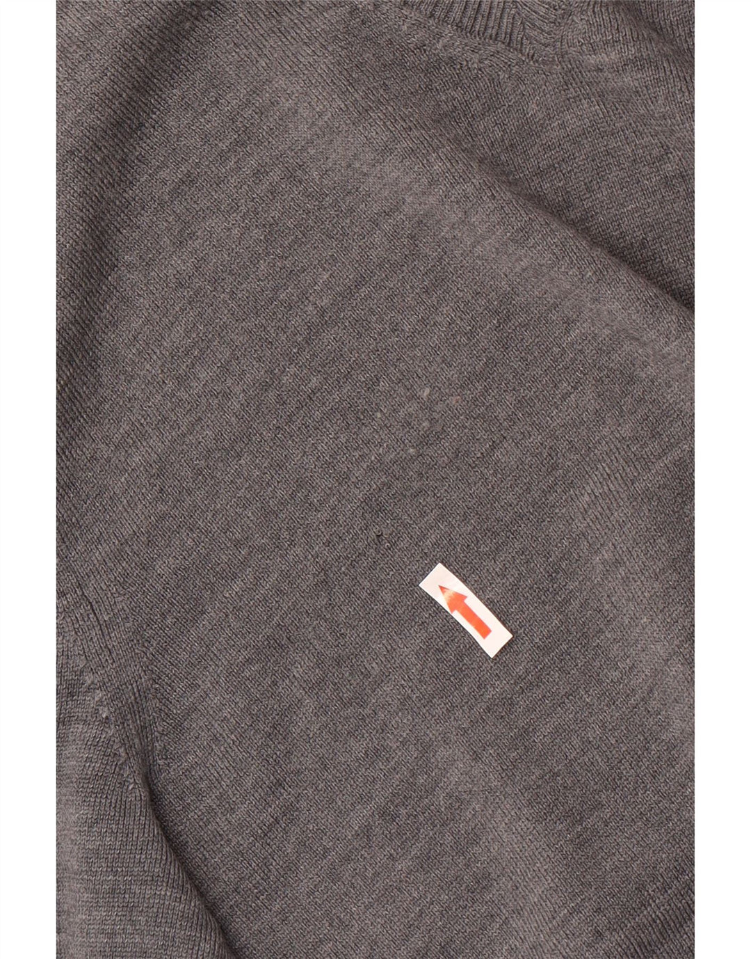 Gap Maglione da uomo con scollo a V in lana merino screziata grigio medio