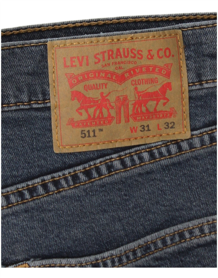 LEVI'S Jeans da uomo 511 slim W31 L32 cotone blu