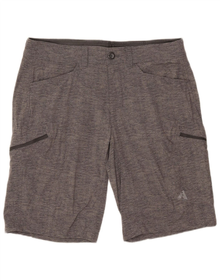 Pantaloncini cargo da uomo Eddie Bauer W35 nylon chiazzato grigio grande