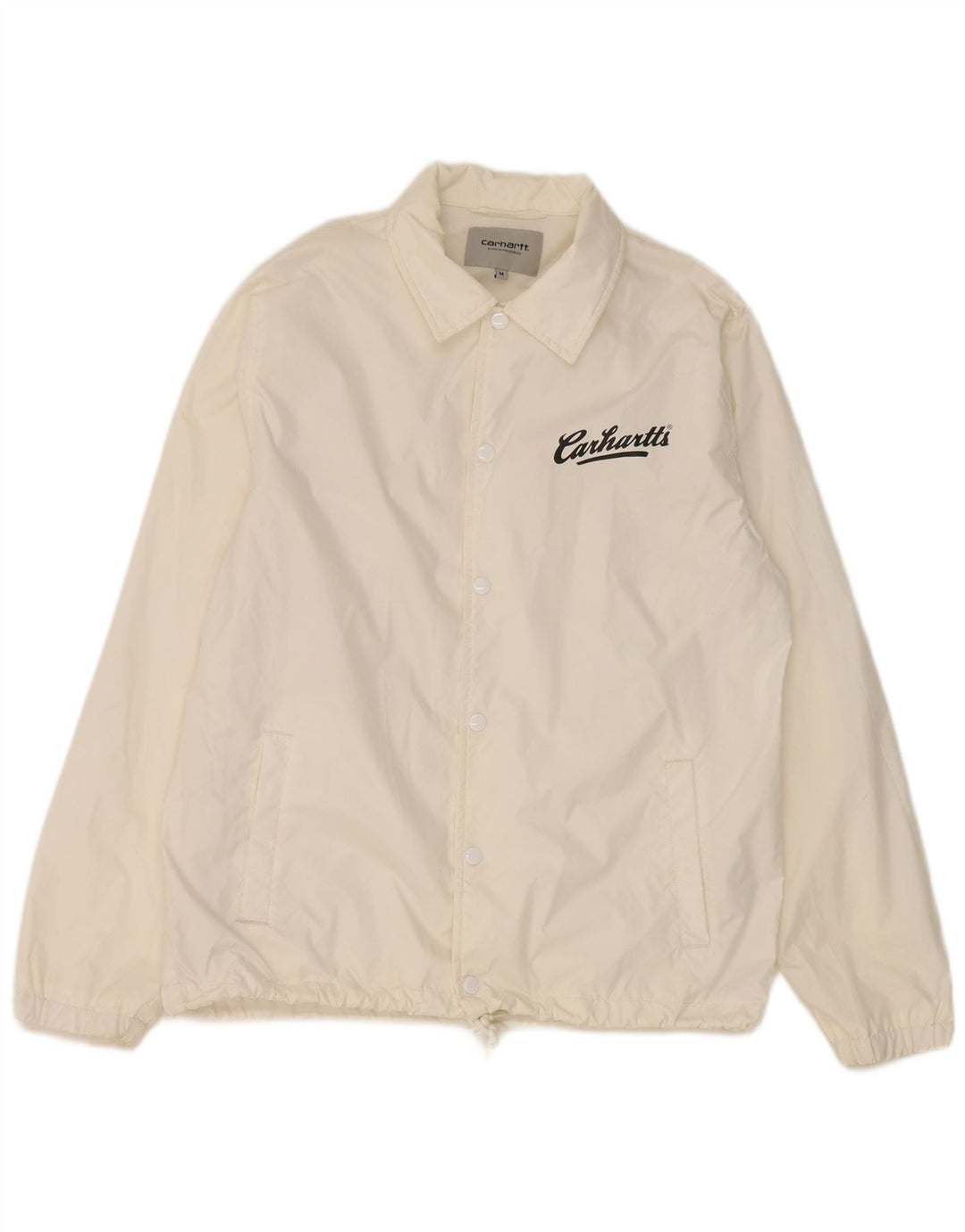 Giacca antipioggia grafica da uomo Carhartt UK 38 nylon bianco medio
