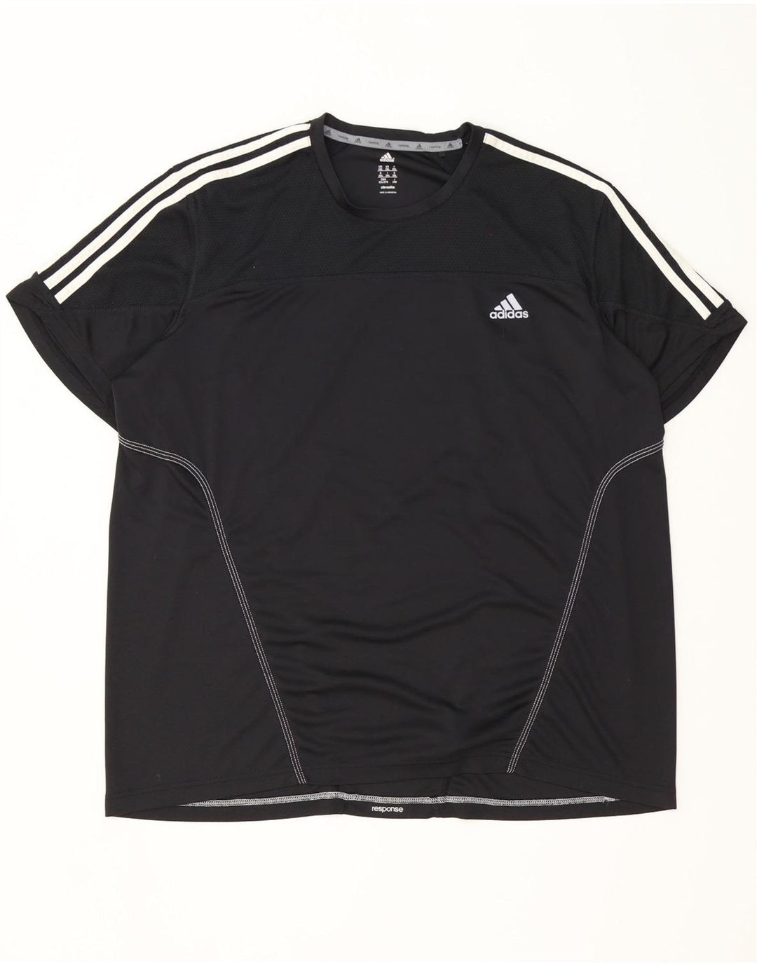 T-shirt Adidas Climalite da uomo Top 2XL poliestere nero