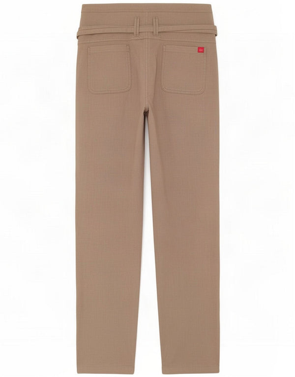 Miss Captain Womens Straight Casual Trousers EU 38 Medium W32 L33 Grey