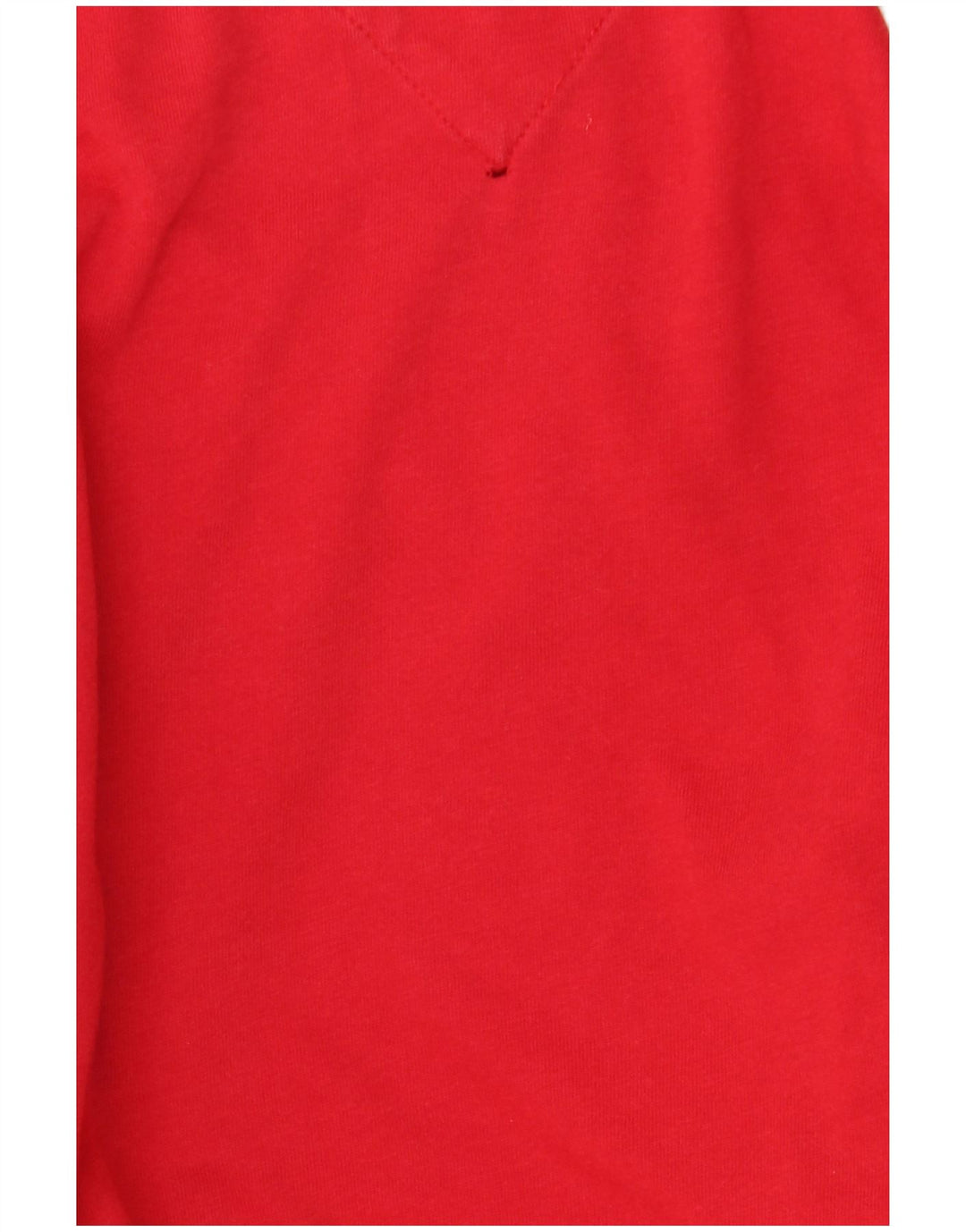 T-shirt grafica da uomo Tommy Hilfiger Top grande in cotone color block rosso