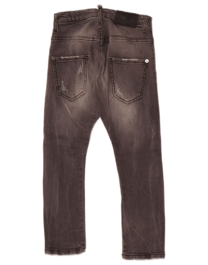 Jeans slim effetto consumato da ragazzo Iceberg 6-7 anni W22 L20 Grigio