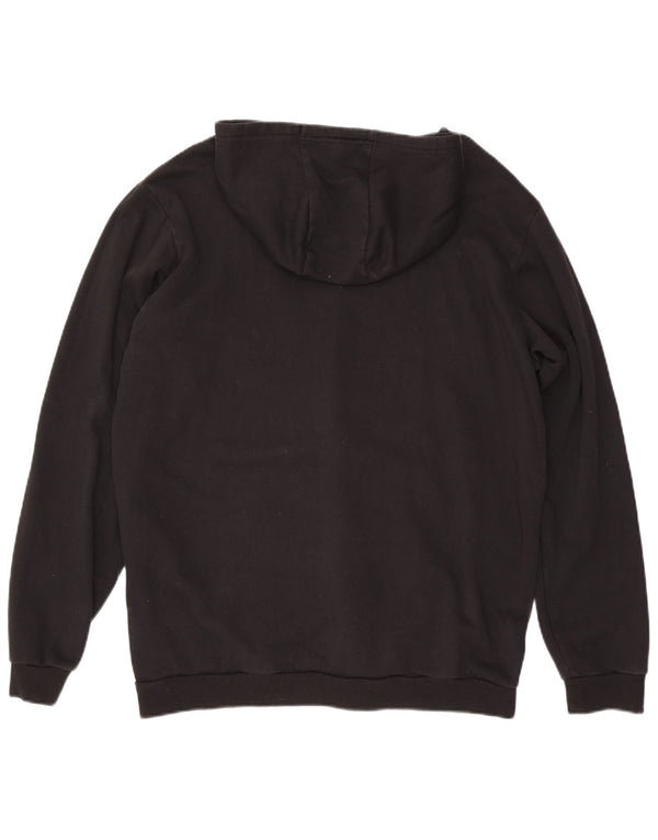 Felpa con cappuccio da uomo Adidas 2XL cotone nero