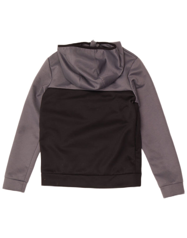 Maglione con cappuccio e zip da bambino The North Face 14-15 anni XL grigio color block