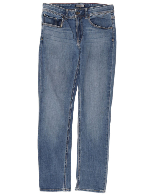 Tommy Hilfiger Ragazzi Slim Jeans 13-14 anni W28 L29 Blu Cotone