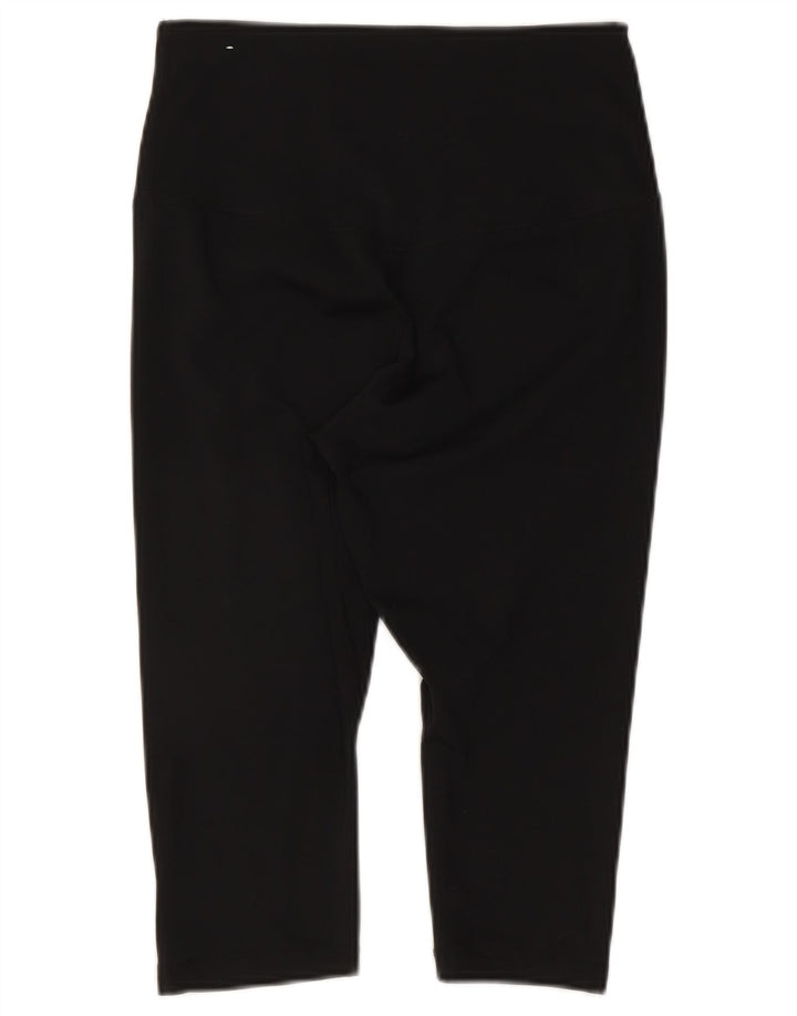 Leggings Nike Dri Fit Capri da donna UK 12 medio nero poliestere