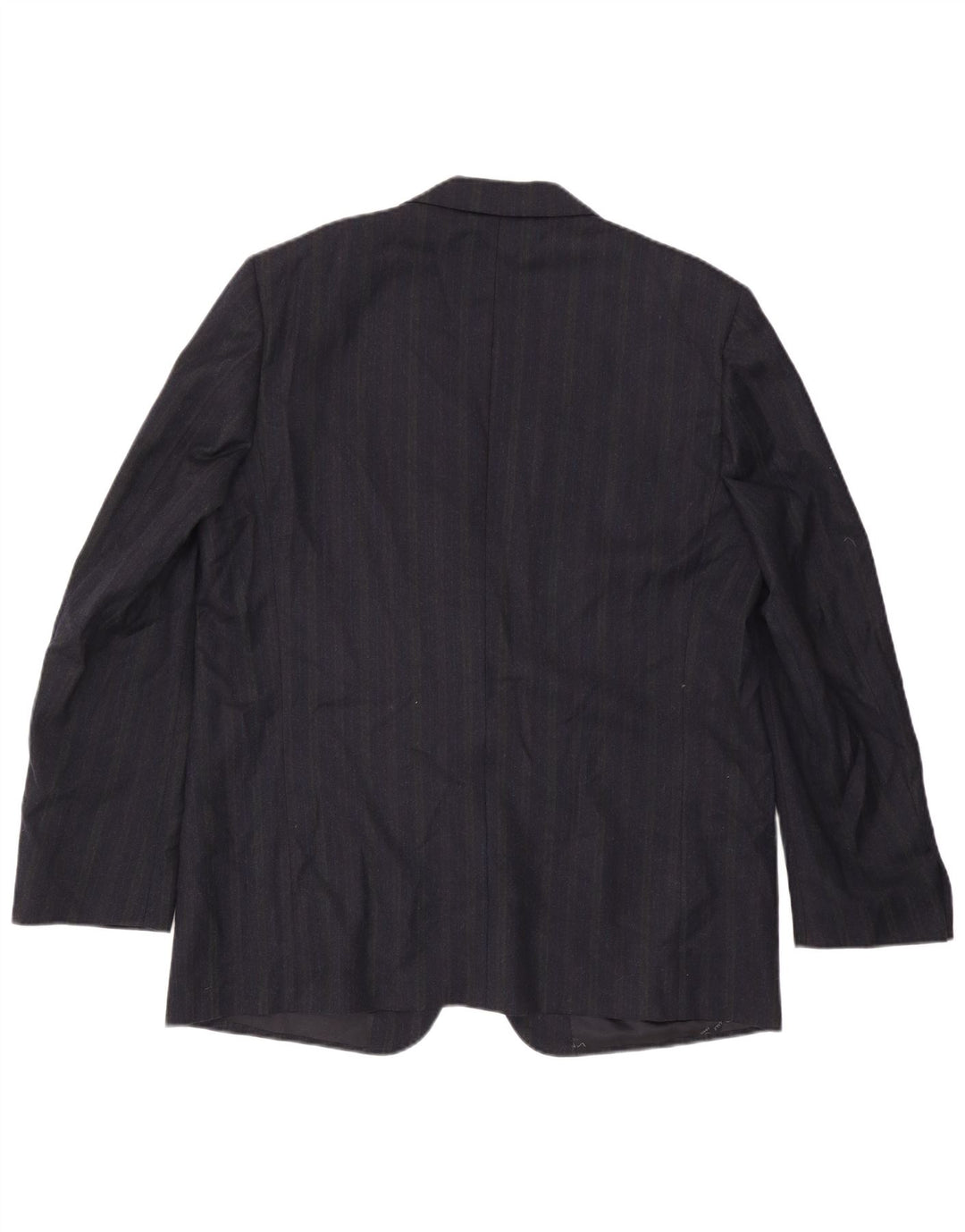 Giacca blazer da uomo a 2 bottoni Pierre Cardin IT 58 4XL Gessato blu navy