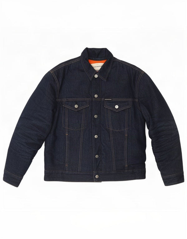 Giacca di jeans da uomo Calvin Klein Jeans UK 36 piccola cotone blu navy