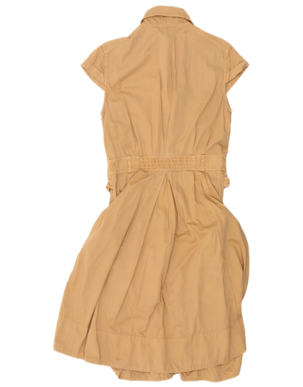 Abito camicia militare a maniche corte da donna Henry's IT 46 Large Beige