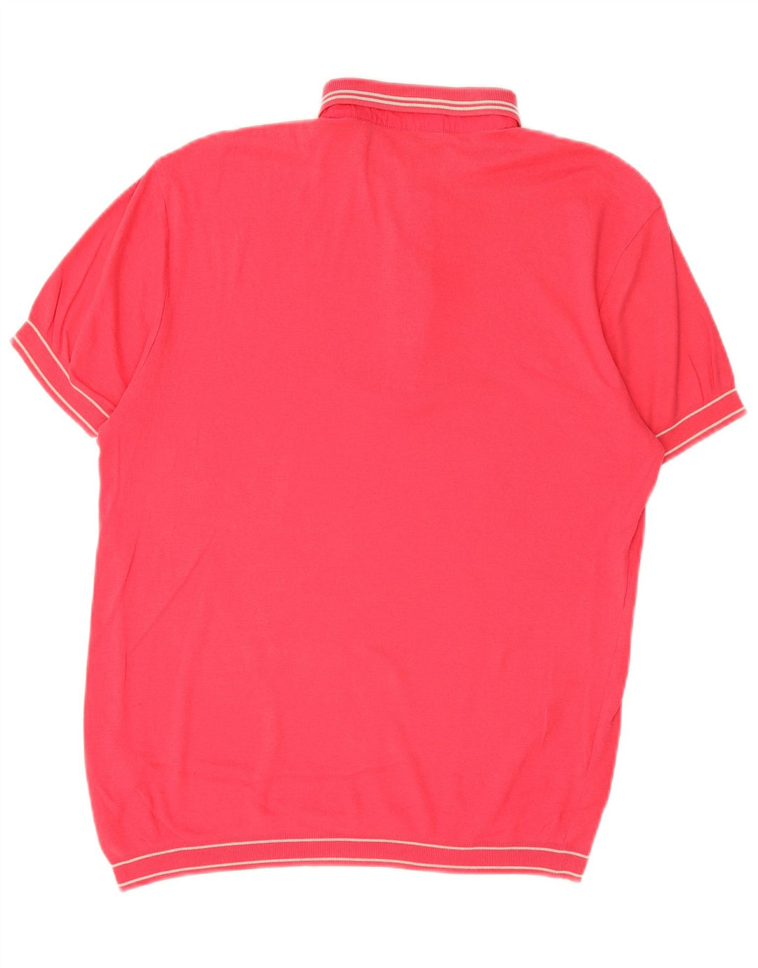 Maglione maglione da uomo con collo alto Ted Baker taglia 3 a righe rosa medio