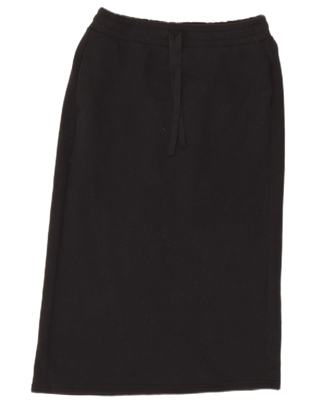 Gonna dritta da donna Benetton piccola W28 cotone nero