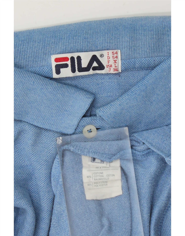 Polo Uomo Fila IT 54 XL Cotone Blu