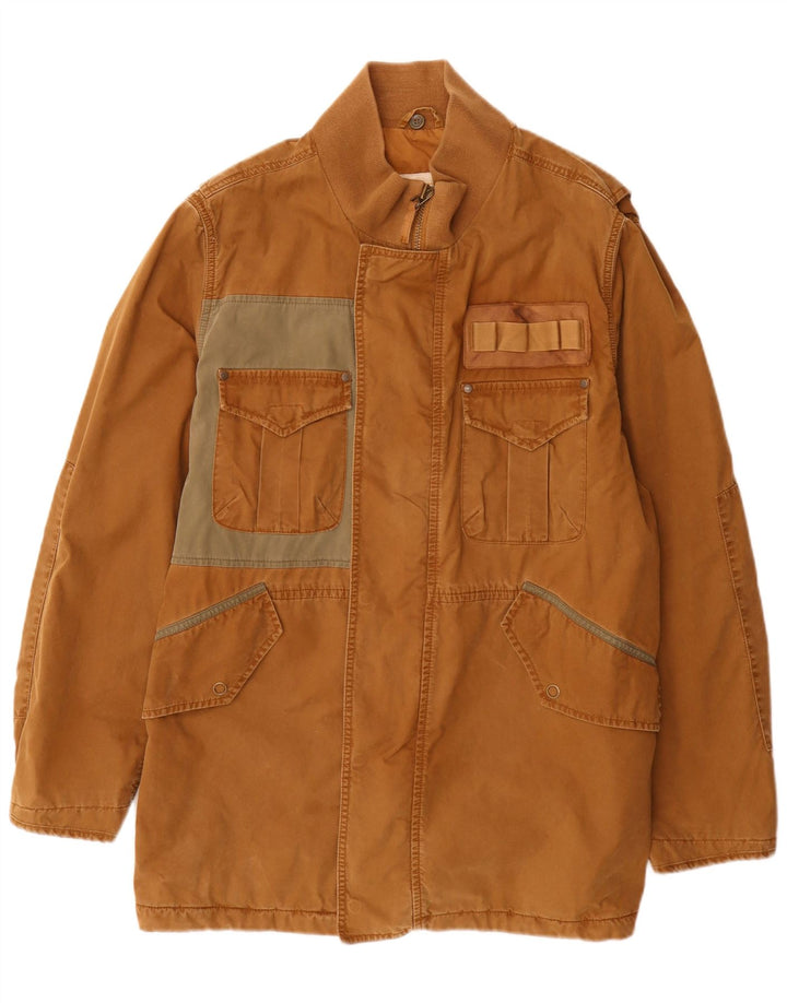 Giacca utility da uomo con vestibilità regolare Timberland UK 42 XL Marrone Colourblock Army
