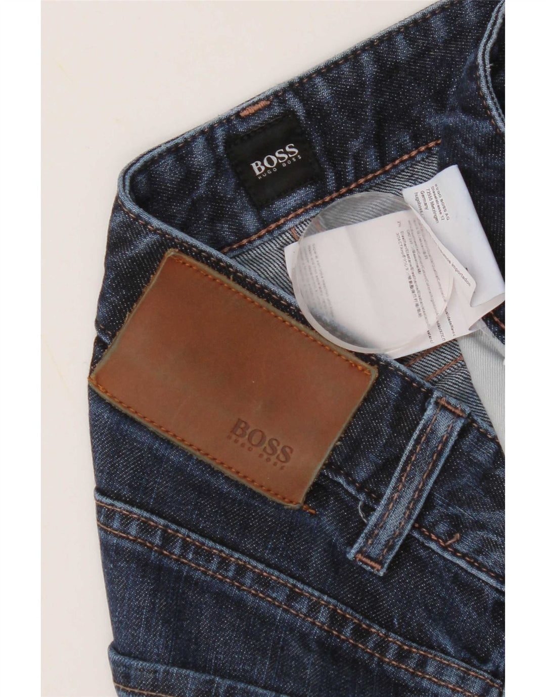 Jeans slim da donna Hugo Boss W33 L32 cotone blu