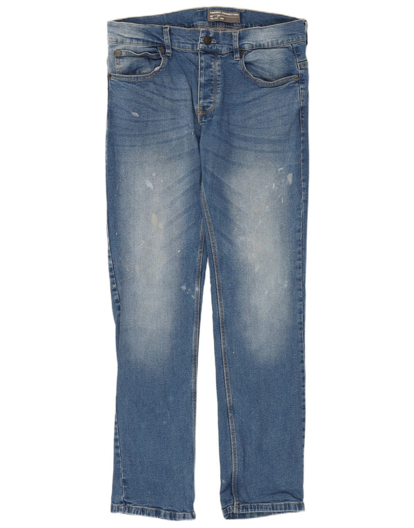 Jeans slim da uomo French Connection W32 L32 cotone blu